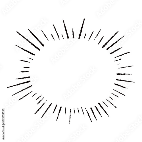 手描きの心の声の吹き出し