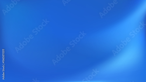 Smooth fluid blue gradient background. Elegant innovation