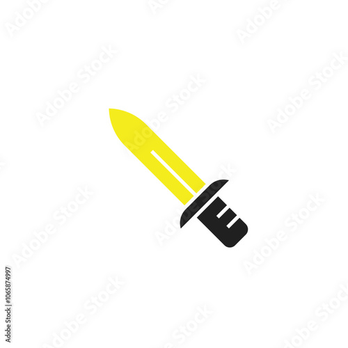 Kitchen Knife Icon Editable Vector 