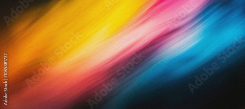 Colorful Abstract Gradient Background with Textured Streaks