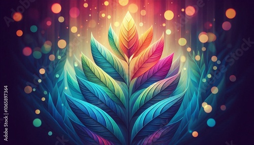 Gradient background beautiful colors