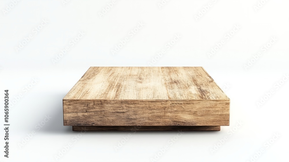 Fototapeta premium Empty Wooden Podium Display