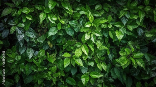 Wallpaper Mural Lush Green Leaves for Natural Backgrounds Torontodigital.ca