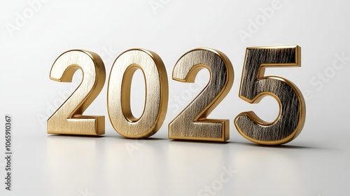 Golden 2025 Text for New Year Celebrations