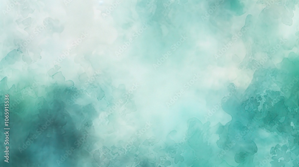 Fototapeta premium Soft Turquoise Abstract Background for Design Projects