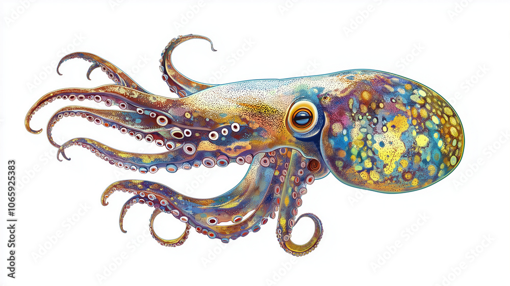 octopus isolated on white background octopus isolated on white background