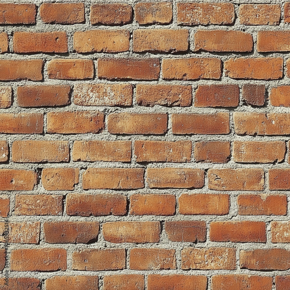 Obraz premium Red Brick Wall Texture: A Classic Architectural Detail
