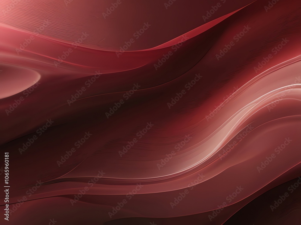 Abstract Red Waves