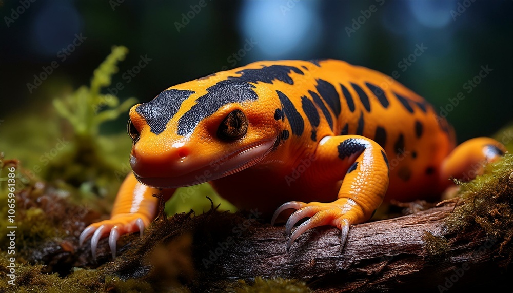 Fototapeta premium fire salamander