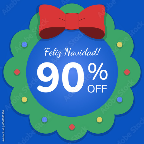 Tag 90% feliz navidad spanish