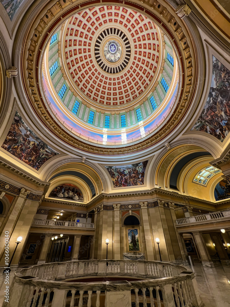 Fototapeta premium Oklahoma State Capitol Inside Dome