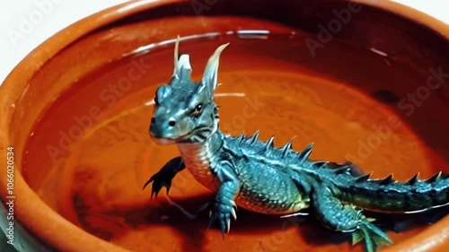 dragon in a bowl