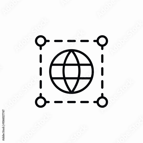 web internet select icon sign vector