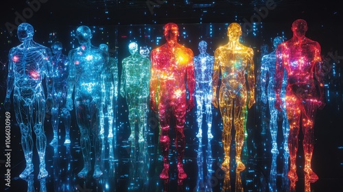 The digital representation of the human body and its autoimmune responses