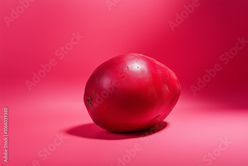 Red Potato Flaunting the Smooth Red-Skinned Tuber Perfect for Culinary Creations photo