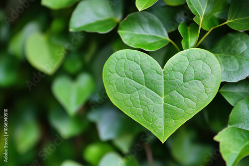 Yam Leaves Revealing Their Green Heart-Shaped Foliage in Stunning Nature Photography