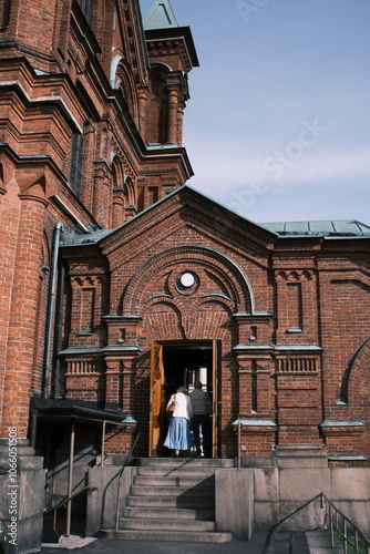 ウスペンスキー大聖堂：Uspenskin katedraali：Exterior of Uspenski Cathedral in Helsinki, Finland photo