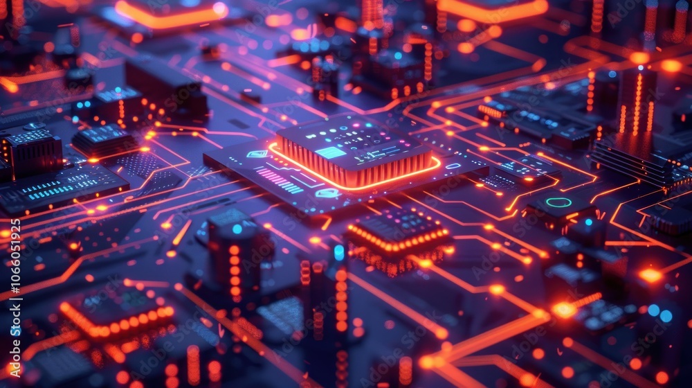 Obraz premium Circuit Board