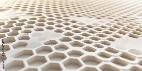 Abstract honeycomb pattern with dynamic hexagonal design photo