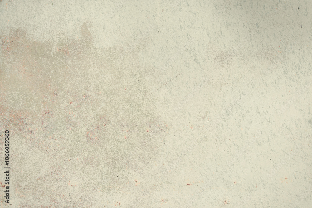 Obraz premium Fragment of a rusty grunge surface. Orange-brown background color. Scuffs and peeling of old paint. Scratches and traces of a welding seam.
