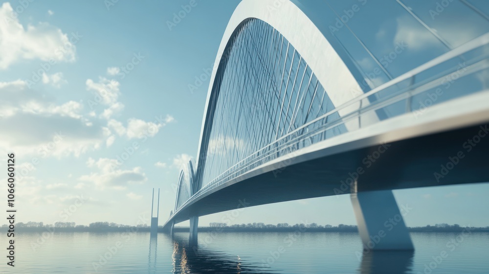 Obraz premium Modern Bridge Architecture