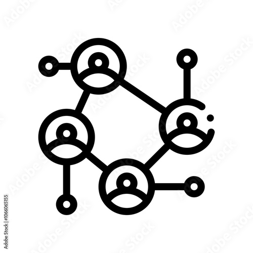 network icon line icon