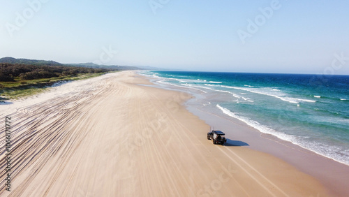Beach camping in a 4wd