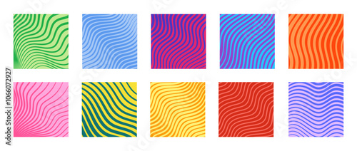 Wavy lines pattern