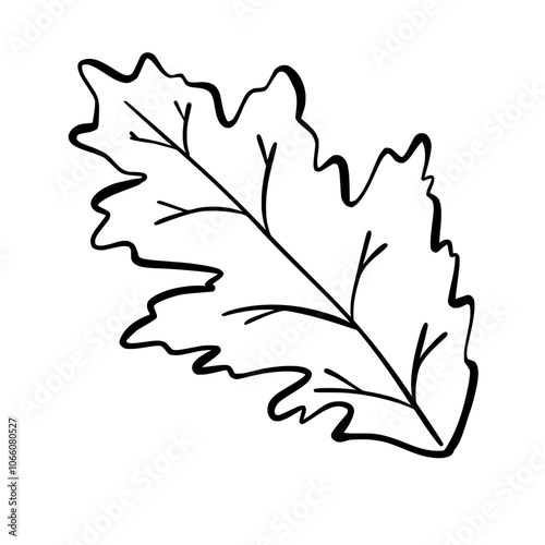 Autumn  season doodle outline illustration