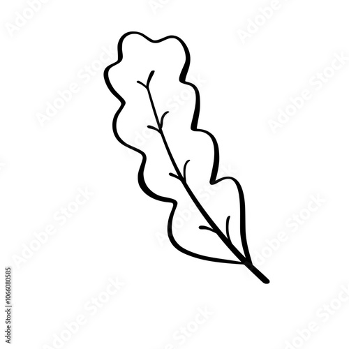 Autumn  season doodle outline illustration