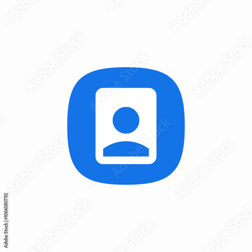 user profile icon sign vector