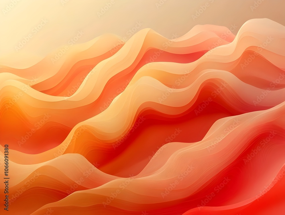 A vibrant abstract composition featuring smooth, flowing waves in shades of orange and peach, creating a warm and inviting atmosphere. A vibrant abstract composition featuring smooth, flowing waves in shades of orange and peach, creating a warm and inviting atmosphere.