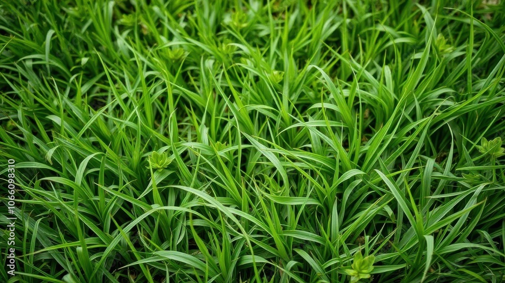 Vibrant and lush green grass during the spring season, perfect for nature backgrounds or eco-friendly concepts, ecology, field Vibrant and lush green grass during the spring season, perfect for nature backgrounds or eco-friendly concepts, ecology, field