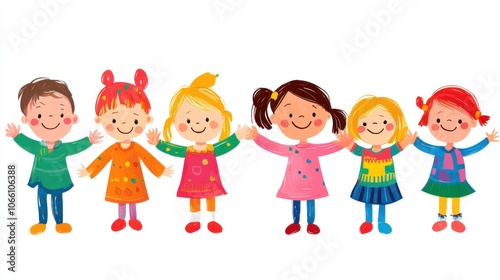 children with balloons