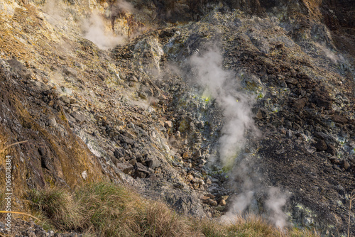 Huangxi hot spring recreation area in Yangmingshan national park of Taiwan photo