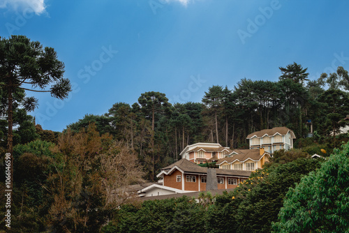 Casas nas montanhas 