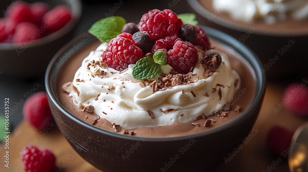 Pudding is a creamy, smooth dessert made from ingredients like milk, sugar, and thickening agents such as cornstarch or eggs. Pudding is a creamy, smooth dessert made from ingredients like milk, sugar, and thickening agents such as cornstarch or eggs.
