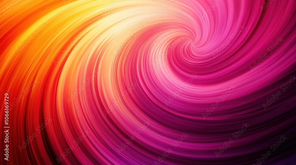 Fototapeta premium Rich hues of red, orange, and yellow blend together in a mesmerizing swirl, creating a captivating visual journey that evokes warmth and energy in an artistic manner.