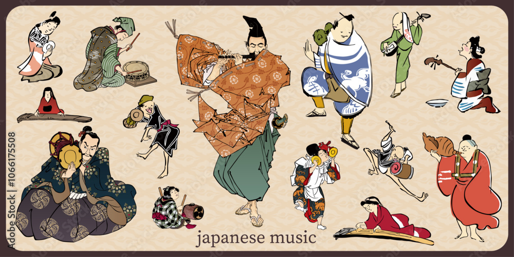 Obraz premium japanese music