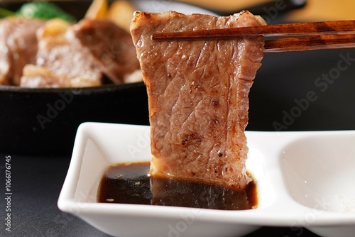 カルビ　焼肉　黒毛和牛　国産牛　たれ