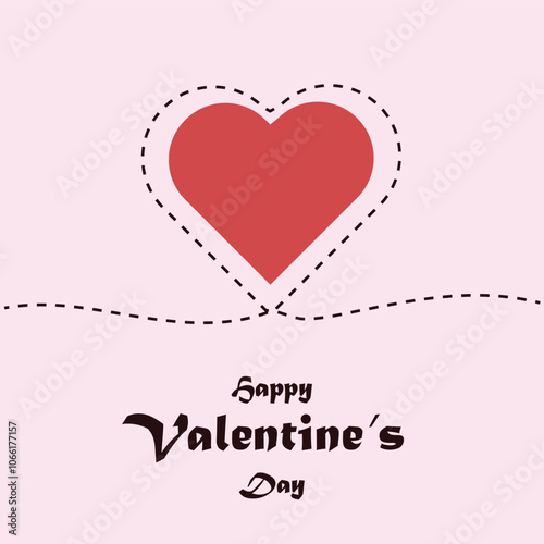Happy valentines day stock vector