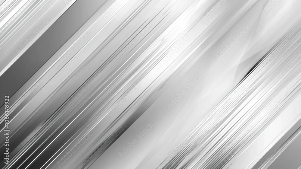 Fototapeta premium Abstract Diagonal Lines in Shades of Gray