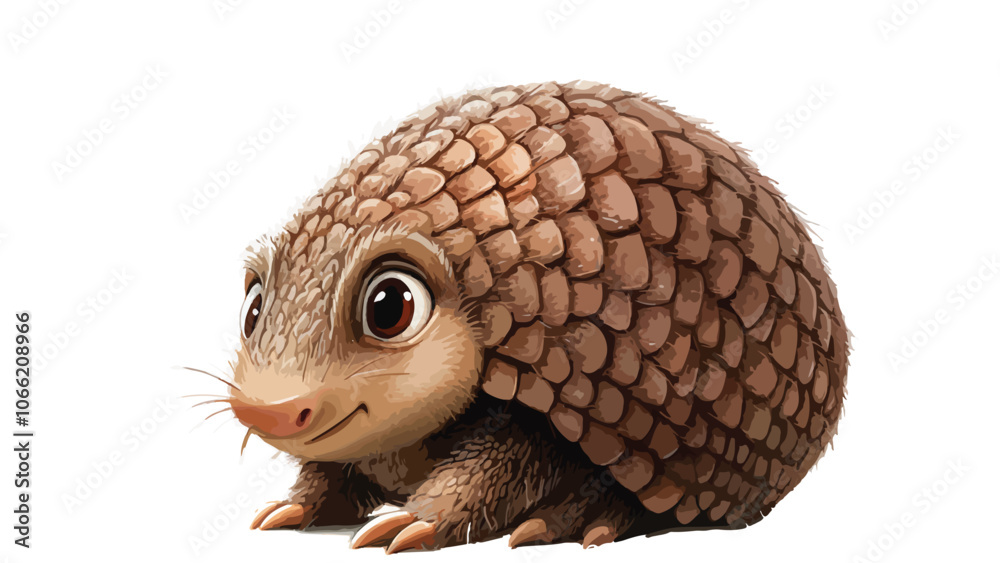 Obraz premium hedgehog isolated, vector eps 10 file