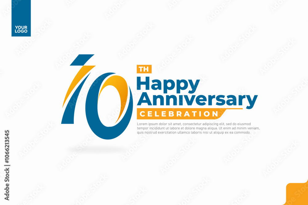 Fototapeta premium Number 10 logo icon design, 10th birthday logo number, anniversary 10