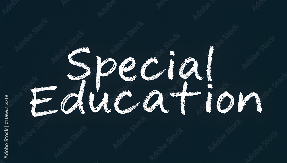 Obraz premium Word writing text Special Education. Business photo showcasing form of learning given to students with mental challenges isolated with white highlights, png