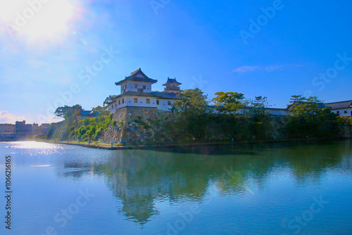 今治城・外堀と石垣・南東から（愛媛県・今治市） photo