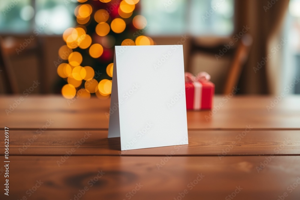 Blank Greeting Card with Warm Bokeh Background.generative AI
Blank Greeting Card with Warm Bokeh Background.generative AI