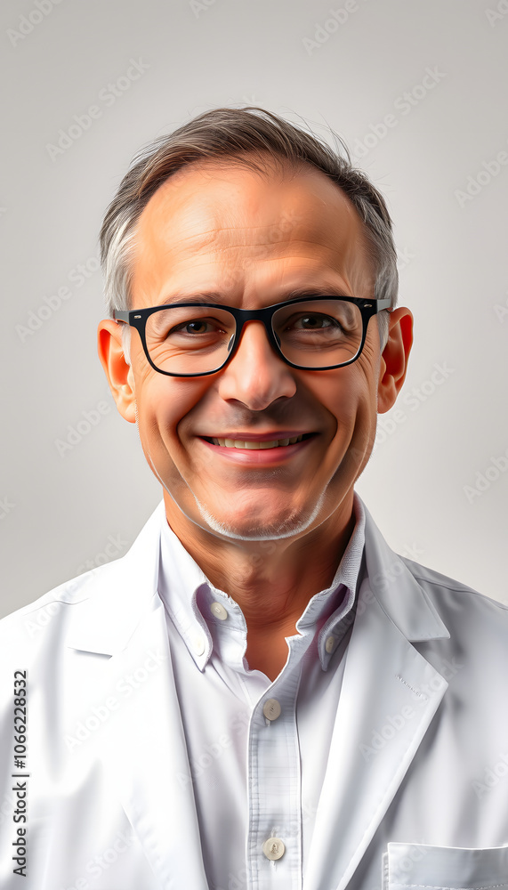 portrait of a successful psychologist isolated with white highlights, png portrait of a successful psychologist isolated with white highlights, png