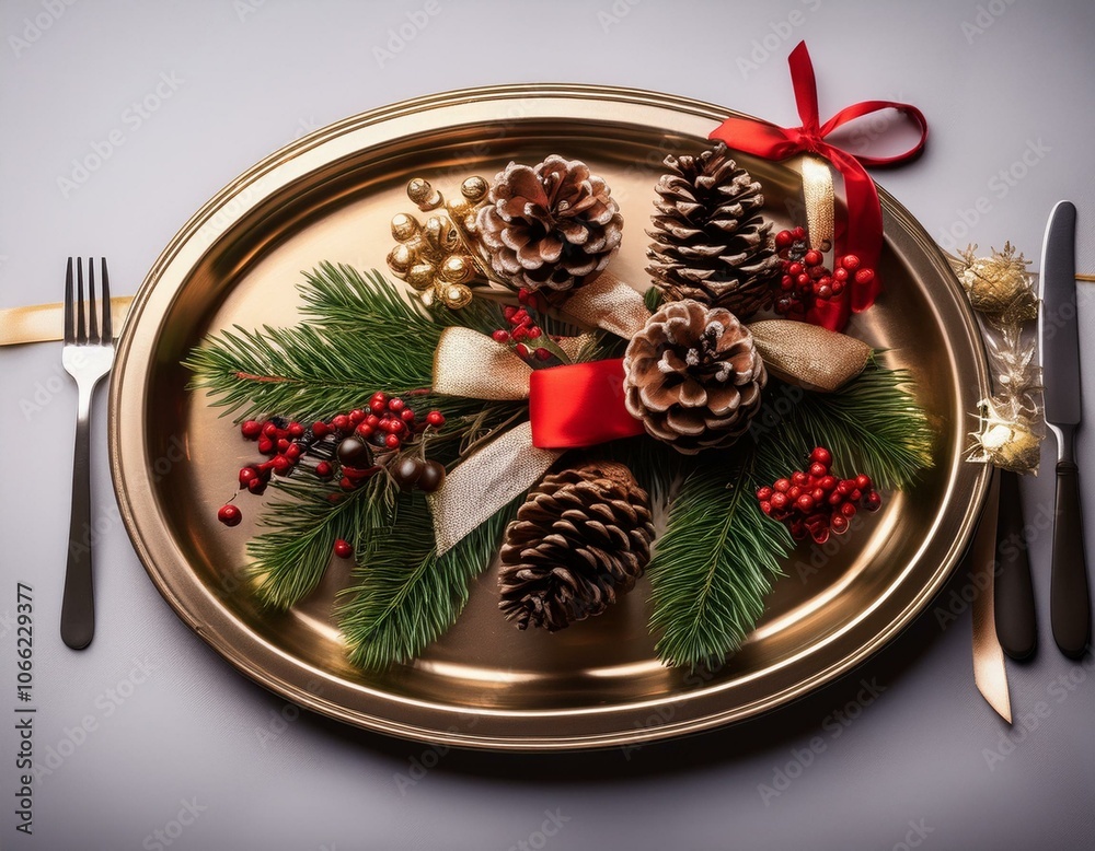 Decorative Holiday Tray for Entertaining Decorative Holiday Tray for Entertaining