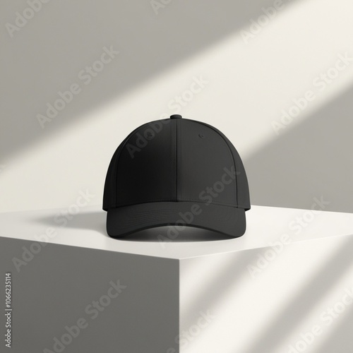 Editable Mockup of Black Hat photo